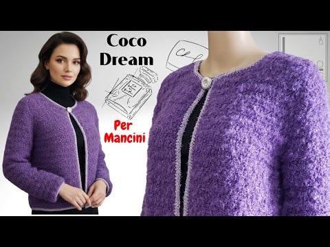 Chanel "COCO DREAM" Crochet Jacket - TUTORIAL FOR LEFT-HANDED PEOPLE
