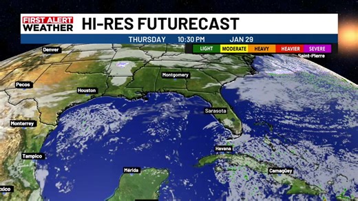 Latest computer forecast model continues to show snow for Saturday night and Sunday morning | ABC7 Sarasota - WWSB
