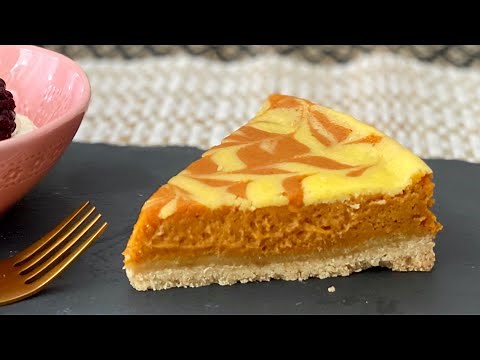 Anna Olson's Pumpkin Swirl Cheesecake