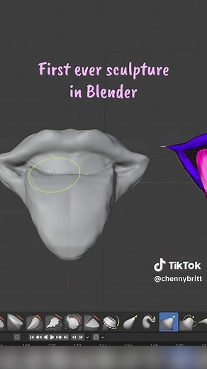 Sculpting Realistic Mouths in Blender