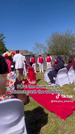 Drunk Uncle Almost Crashes Wedding - POV