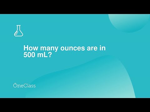 How many ounces are in 500 mL?