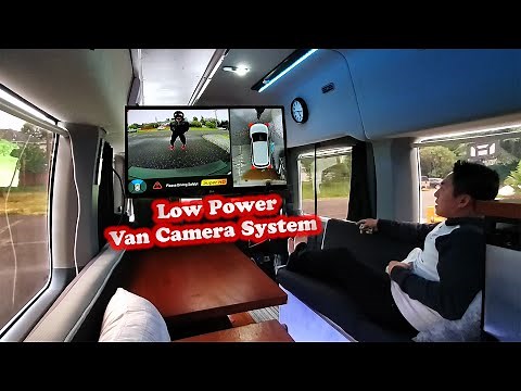 Van life security camera system | Dual use stealth low power surround view with DVR recording.