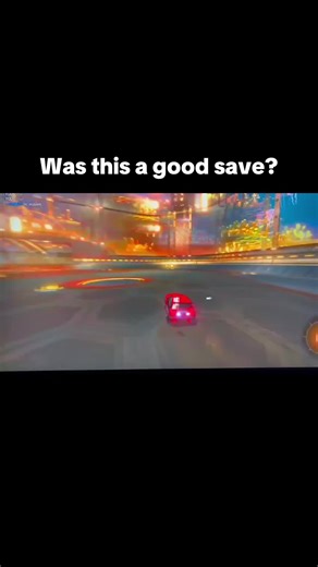 Incredible Save in Rocket League Gameplay