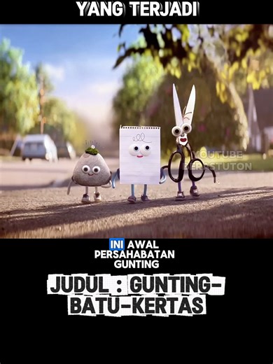 awal persahabatan batu gunting kertas -