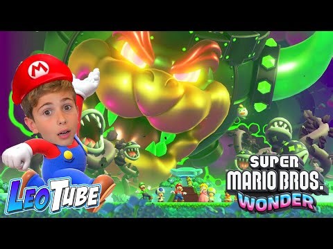 Bowser en Super Mario Bros Wonder LeoTube