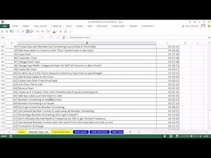 Excel 2013 Statistical Analysis #00: Excel Workbooks For This Class