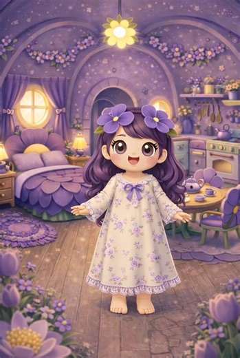 Violet’s Night Routine 🌙💜 | Getting Ready for Bed ✨