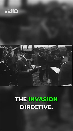 Hitler's Deadly Gamble: The Invasion Order. #shorts