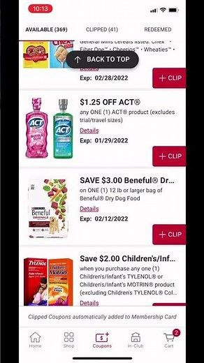 How to find manufacturer coupons in BJs App. Step one to couponing at BJs Wholesale club