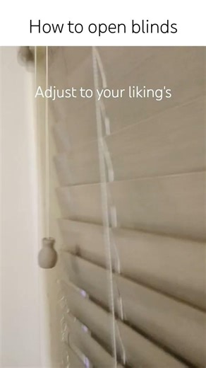 How to open blinds tutorial#tutorial