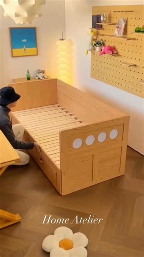 Home Atelier on Instagram: "Discover the ultimate convenience with our pull-out sofa bed, which transforms into a fully extended bed in just seconds. It is aesthetically beautiful and space conserving. Great for late night movies or temporary beds for guests. Find out more at www.homeatelier.sg now!"