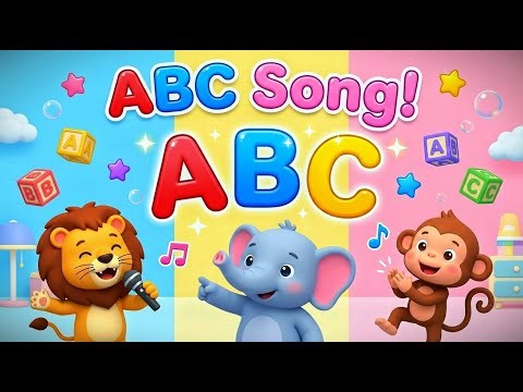 ABC Poem With Animals 🐘🦁 | Learn Alphabet A to Z | Fun Kids Nursery Rhymes | Kidzyo TV