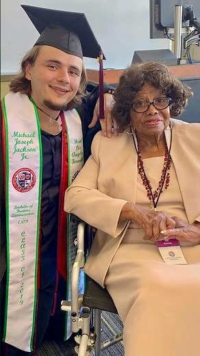 Katherine Jackson Attended Her Grandson Prince Jackson Graduation Ceremony