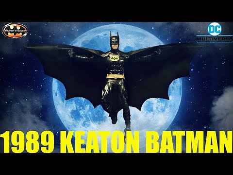 McFarlane DC Multiverse 1989 Batman Michael Keaton With Gliding Cape Action Figure Review