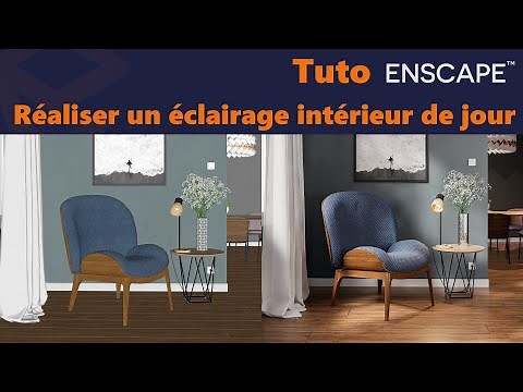 Tuto Enscape : Réaliser un éclairage d'intérieur de jour