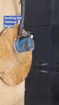 Makita in action – first round of sanding
