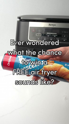 Click for perfectly crispy & fluffy croissants. Oh yeah, and the chance to win this air fryer.