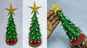 49K views · 3K reactions | Christmas Tree Making with Glitter Foam  How to Make X-mas Tree  DIY Christmas Crafts Decor 2022 | SmirchS | Facebook