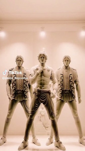 Greek statues dancing for 200 views #deforumstablediffusion #animation #vibrant #colorful #psychedelic #psy #motion #edit #animation #dance #visual #fypシ