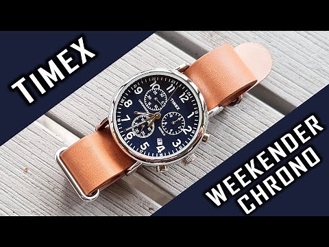 Timex Weekender Chronograph TW2P62300 watch review #timex #timexweekender #timexchrono #gedmislaguna