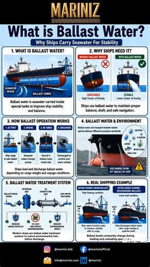 Ballast Water System Explained for Beginners | Mariniz