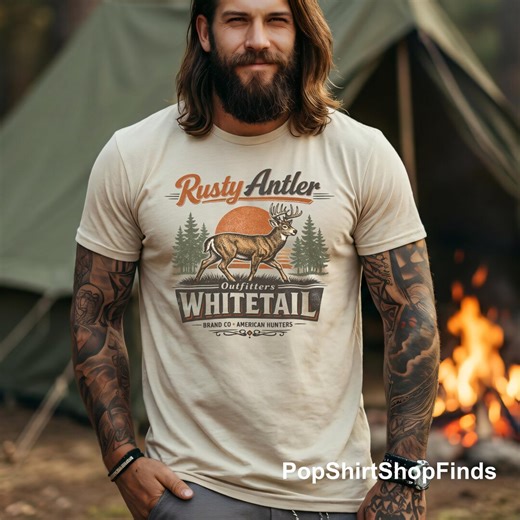 Whitetail Deer Shirt: Funny Deer Hunt Tee - Etsy UK