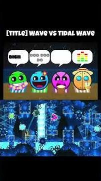 GD Difficulty Faces singing to Tidal Wave 🥀 | Geometry Dash
