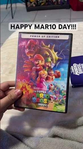 The Super Mario Bros. Movie 2023 DVD Unboxing (MAR10 DAY SPECIAL) #mariomovie