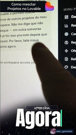 Como usar um projeto Lovable em outro do seu workspace.