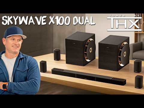 Ultimea Skywave X100 Dual - THX Tuned Wireless Atmos System