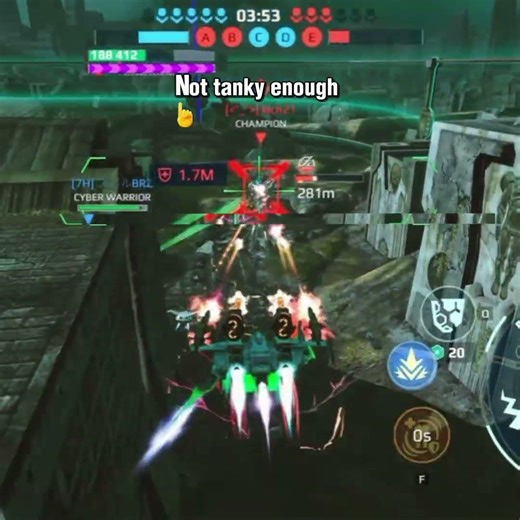 Not tanky enough Luchador #warrobots #wr #gaming