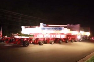 Giant magnet arrives in Chicago