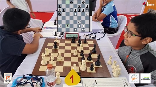 The top seed of under-11 national championships 2025 Advik Agarwal (2251) took on Aarit Kapil (2050) in the 6th round of the event. Both the players were on 5.0/5. We bring you this intense game filled with loads of emotions along with commentary by IM Sagar Shah. Video: ChessBase India Edited Ravindra Potawad #Chess #ChessBaseIndia #Jalgaon | ChessBase India