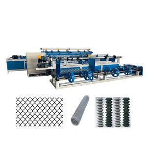 [Hot Item] Fully Automatic Customizable Diamond Chain Link Fence Mesh Making Machine