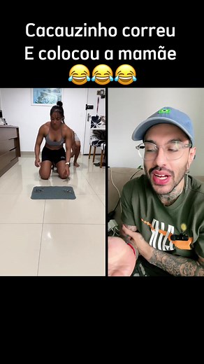 Desafio de Calistenia com Cacauzinho e Sua Mãe