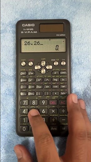 Convert Decimal Degrees to DMS using a Scientific Calculator | Steps #scientificcalculator #991ms