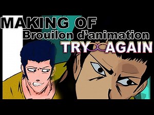 Extraits de brouillon animer mettant en scène le personnage Frass