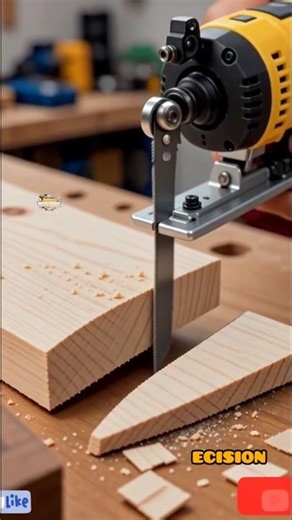 The Power Tool Making Perfect Cuts 🔥 #minitools #diytools #woodworking #tools #woodstool #tooltime