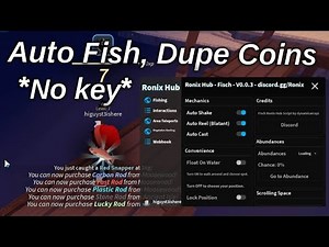NEW FISCH SCRIPT | AUTO FISH, DUPE COINS | Roblox Pastebin