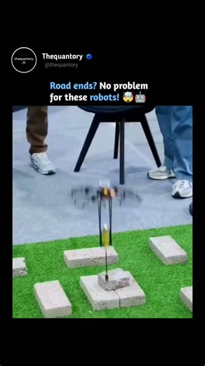 THEQUANTORY/🪐/🔭 on Instagram: "These new jumping robots don’t move like machines—they move like insects. 🦗🤖 Powered by springs and elastic systems, they store energy and release it in powerful bursts, allowing them to leap over rubble, gaps, and collapsed structures where wheeled robots fail. With onboard sensors, they adjust their body mid-air to land correctly and jump again. The US Army is developing them for scouting missions, while rescue teams could use them to reach survivors in dange