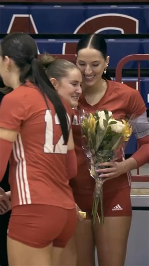 The final matches of the volleyball season on Stu Aberdeen Court. Thank you to our seniors for the memories and all you did for the program. | Acadia Athletics