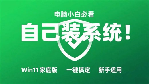 自己装系统！Win11 家庭版 一键搞定，新手适用