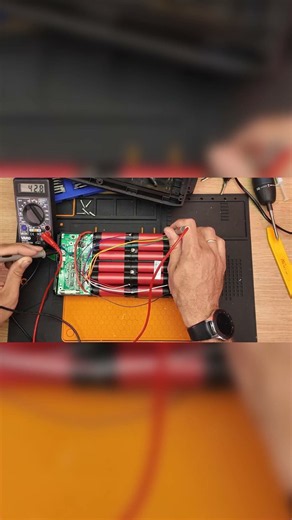 E-bike Battery ASMR Repair Progress #shorts #diy