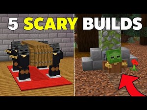 5 SCARY Redstone Builds in Minecraft Bedrock!