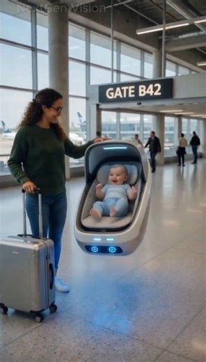 This AI Machine instantly transports your baby in public