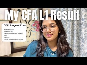 CFA Level 1 Results are out !!!!