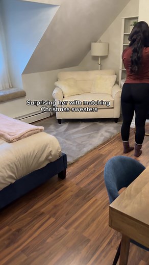 Morgan Vera's Christmas Sweatshirt Outfits Reactions