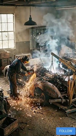 Restoring a 90-Year-Old Abandoned Classic Car 🚗✨ | AI Timelapse