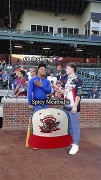 These minor league hat designs are CRAZY…👀😂🧢#shorts